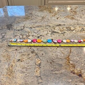 Colorful Shell necklace. Super fun for summer or vacation.